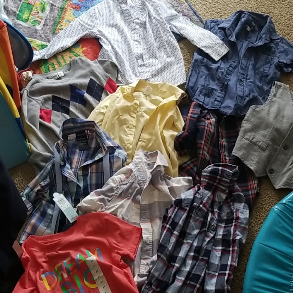 Lot of boys tops